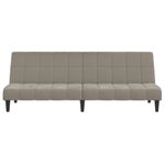 Casa si Gradina - Mobilier - Canapele si coltare - Canapele - Canapea extensibila cu 2 locuri, gri deschis, catifea - Infinity.ro