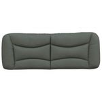 Casa si Gradina - Mobilier - Paturi si accesorii - Accesorii paturi - Tablie  cu Butoane de Cristal Tufted Verde Inchis 100 cm Catifea - Infinity.ro