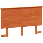 Casa si Gradina - Mobilier - Paturi si accesorii - Accesorii paturi - Tablie de pat, maro ceruit, 135 cm, lemn masiv de pin - Infinity.ro