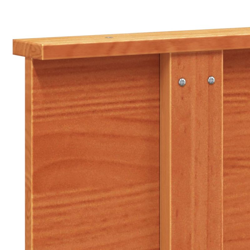 Casa si Gradina - Mobilier - Paturi si accesorii - Accesorii paturi - Tablie de pat, maro ceruit, 135 cm, lemn masiv de pin - Infinity.ro