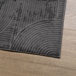 Casa si Gradina - Textile si covoare - Covoare - Covoare casa - Covor "IZA" aspect scandinav cu fire scurte, antracit,140x200cm - Infinity.ro