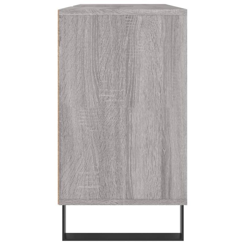 Casa si Gradina - Mobilier - Mobilier baie - Comode baie - Comoda pentru baie, gri sonoma, 80x33x60 cm, lemn compozit - Infinity.ro