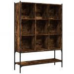 Casa si Gradina - Mobilier - Biblioteci si rafturi - Biblioteci - Biblioteca, stejar fumuriu, 102x30x141,5 cm, lemn prelucrat - Infinity.ro