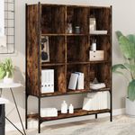 Casa si Gradina - Mobilier - Biblioteci si rafturi - Biblioteci - Biblioteca, stejar fumuriu, 102x30x141,5 cm, lemn prelucrat - Infinity.ro