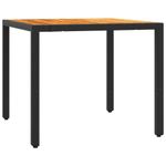 Casa si Gradina - Gradina si terasa - Mobilier exterior - Seturi mobila gradina - Set bistro cu perne, 3 piese, negru, poliratan - Infinity.ro