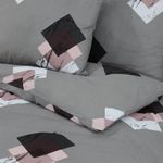 Casa si Gradina - Textile si covoare - Lenjerii de pat - Seturi de lenjerie - Set cu husa de pilota, multicolor, 155x220 cm, bumbac - Infinity.ro
