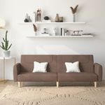 Casa si Gradina - Mobilier - Canapele si coltare - Canapele - Canapea extensibila cu 2 locuri, gri taupe, material textil - Infinity.ro