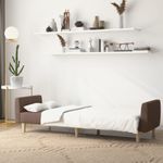 Casa si Gradina - Mobilier - Canapele si coltare - Canapele - Canapea extensibila cu 2 locuri, gri taupe, material textil - Infinity.ro