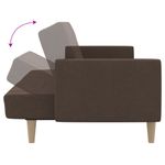 Casa si Gradina - Mobilier - Canapele si coltare - Canapele - Canapea extensibila cu 2 locuri, gri taupe, material textil - Infinity.ro