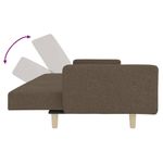Casa si Gradina - Mobilier - Canapele si coltare - Canapele - Canapea extensibila cu 2 locuri, 2 perne, gri taupe, textil - Infinity.ro