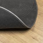 Casa si Gradina - Textile si covoare - Covoare - Covoare casa - Covor "IZA" aspect scandinav, cu fire scurte, antracit, Ø 160cm - Infinity.ro