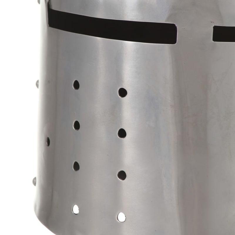 Casa si Gradina - Decoratiuni - Decoratiuni petrecere - Masti si costume carnaval - Coif cavaler medieval antic, jocuri pe roluri, argintiu, otel, model 1 - Infinity.ro