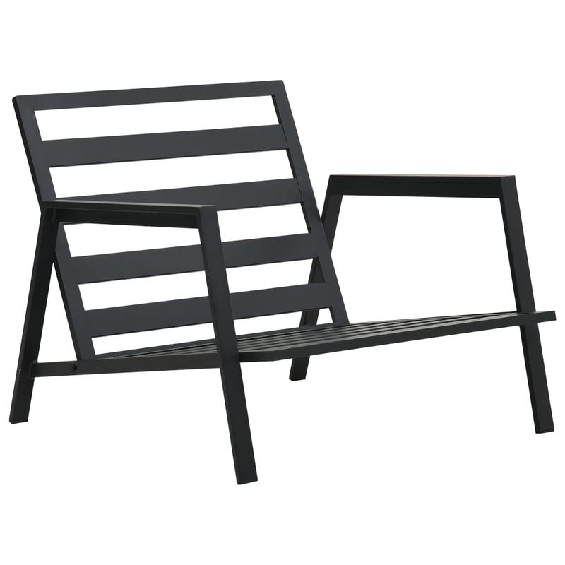 Casa si Gradina - Gradina si terasa - Mobilier exterior - Seturi mobila gradina - Set mobilier gradina cu perne 5 piese gri inchis aluminiu - Infinity.ro