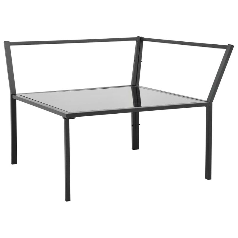 Casa si Gradina - Gradina si terasa - Mobilier exterior - Seturi mobila gradina - Set mobilier gradina cu perne 5 piese gri inchis aluminiu - Infinity.ro