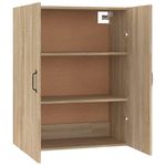 Casa si Gradina - Mobilier - Dulapuri si sifoniere - Dulapuri - Dulap suspendat, stejar sonoma, 69,5x34x90 cm, lemn prelucrat - Infinity.ro