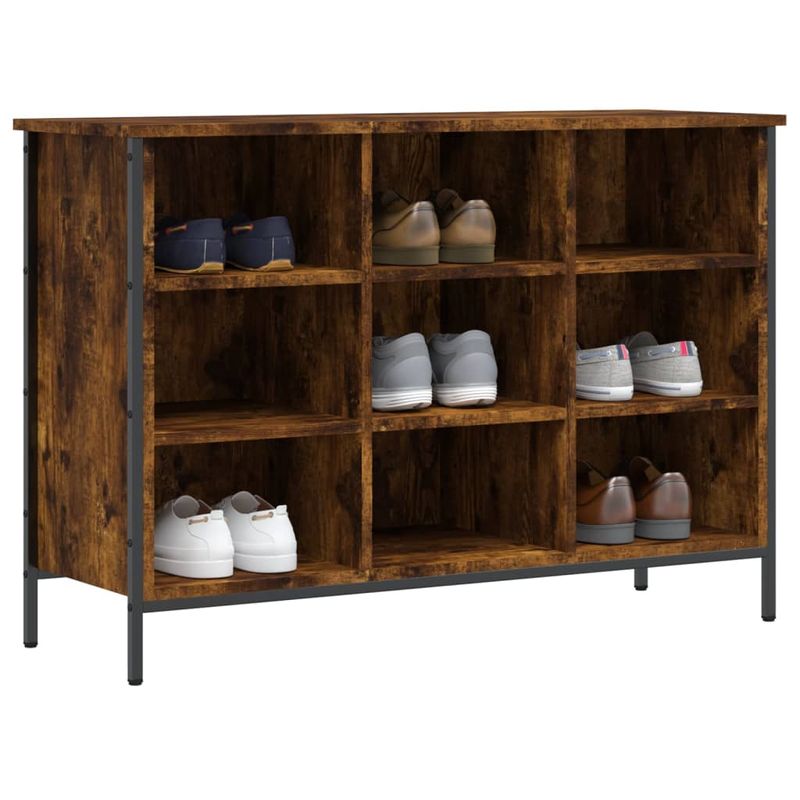 Casa si Gradina - Mobilier - Organizare si depozitare - Organizator incaltaminte - Pantofar, stejar fumuriu, 100x35x70 cm, lemn compozit - Infinity.ro