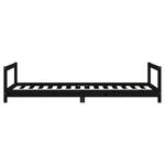 Casa si Gradina - Mobilier - Mobilier copii - Patuturi copii - Cadru de pat pentru copii, negru, 90x190 cm, lemn masiv de pin - Infinity.ro