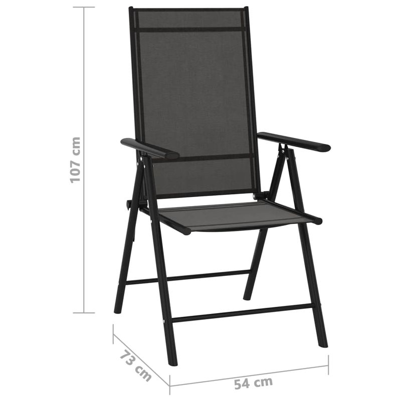 Casa si Gradina - Gradina si terasa - Mobilier exterior - Seturi mobila gradina - Set mobilier de gradina, 10 piese, negru si antracit - Infinity.ro