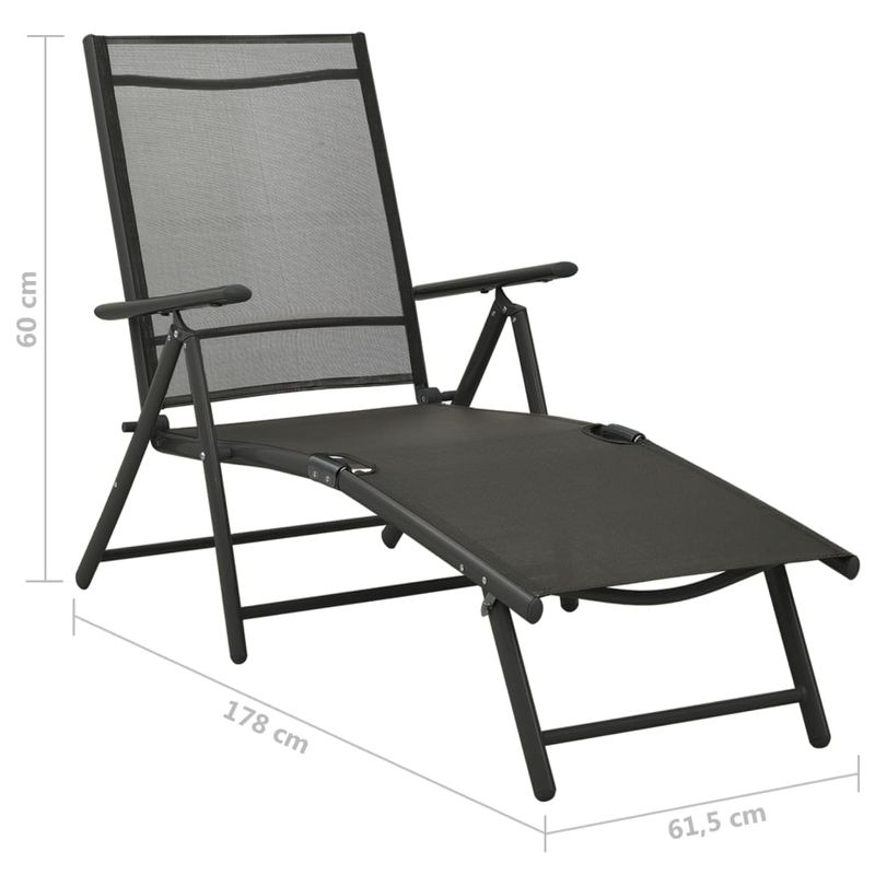 Casa si Gradina - Gradina si terasa - Mobilier exterior - Seturi mobila gradina - Set mobilier de gradina, 10 piese, negru si antracit - Infinity.ro
