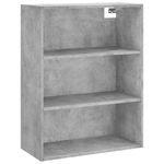 Casa si Gradina - Mobilier - Comode si corpuri - Corpuri bucatarie - Dulap inalt, gri beton, 69,5x34x180, lemn compozit - Infinity.ro