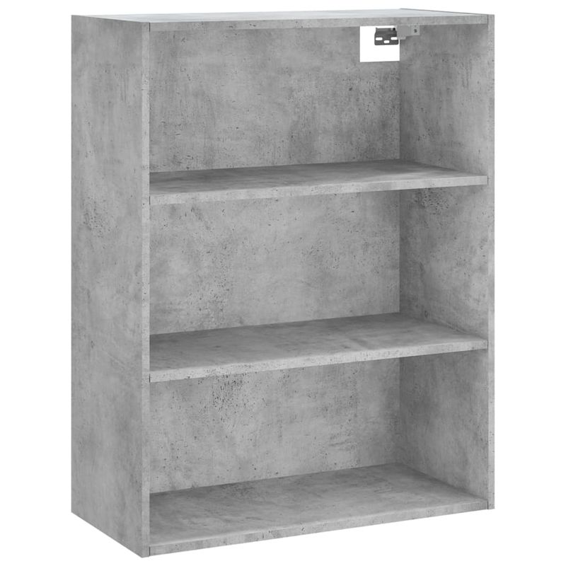 Casa si Gradina - Mobilier - Comode si corpuri - Corpuri bucatarie - Dulap inalt, gri beton, 69,5x34x180, lemn compozit - Infinity.ro