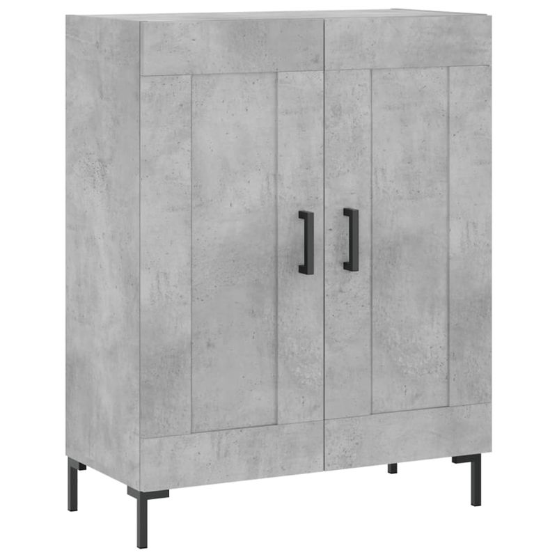 Casa si Gradina - Mobilier - Comode si corpuri - Corpuri bucatarie - Dulap inalt, gri beton, 69,5x34x180, lemn compozit - Infinity.ro