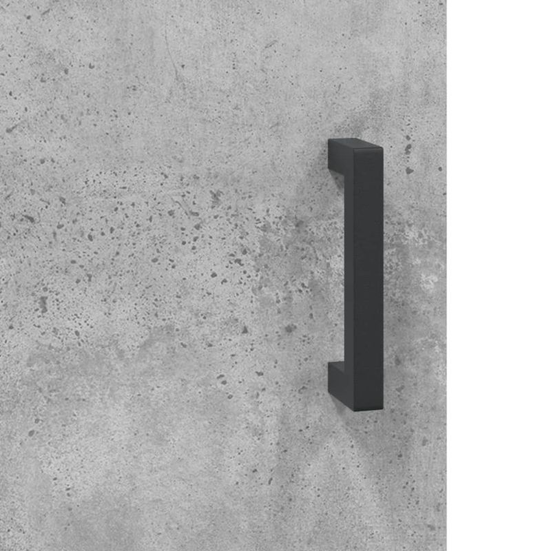 Casa si Gradina - Mobilier - Comode si corpuri - Corpuri bucatarie - Dulap inalt, gri beton, 69,5x34x180, lemn compozit - Infinity.ro