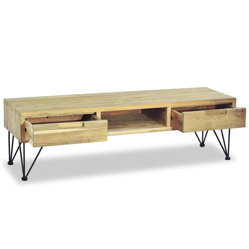 Casa si Gradina - Mobilier - Comode si corpuri - Comode - Comoda TV, 120 x 35 x 35 cm, lemn masiv de tec - Infinity.ro