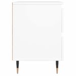 Casa si Gradina - Mobilier - Comode si corpuri - Noptiere - Noptiera, alb, 40x35x50 cm, lemn prelucrat - Infinity.ro