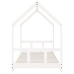 Casa si Gradina - Mobilier - Mobilier copii - Patuturi copii - Cadru de pat pentru copii, alb, 90x200 cm, lemn masiv de pin - Infinity.ro