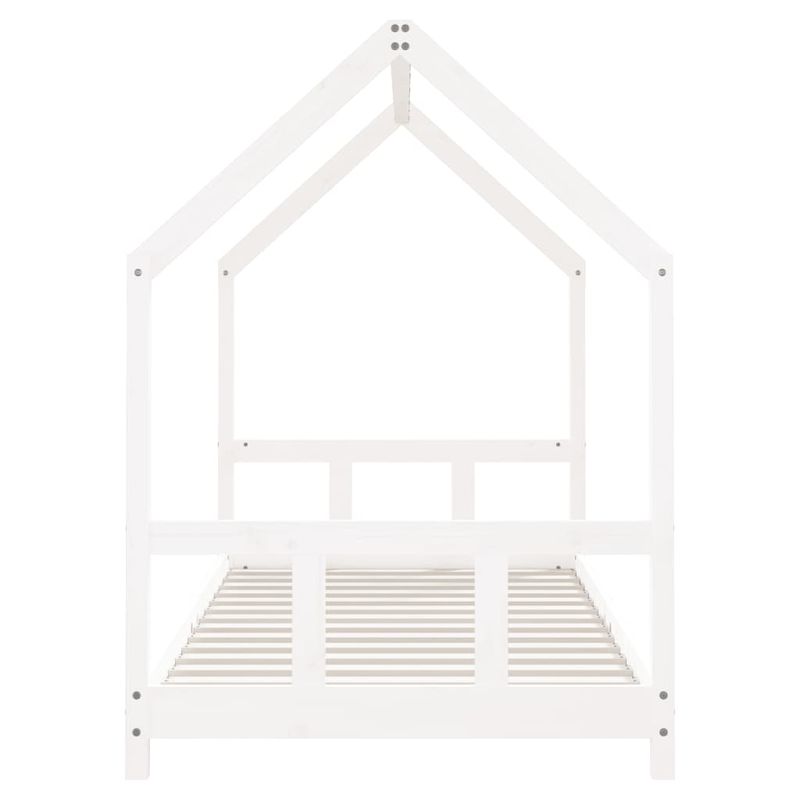 Casa si Gradina - Mobilier - Mobilier copii - Patuturi copii - Cadru de pat pentru copii, alb, 90x200 cm, lemn masiv de pin - Infinity.ro