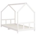 Casa si Gradina - Mobilier - Mobilier copii - Patuturi copii - Cadru de pat pentru copii, alb, 90x200 cm, lemn masiv de pin - Infinity.ro