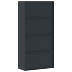 Casa si Gradina - Constructii - Depozitare, transport si protectie - Rafturi, fisete si vestiare - Fiset, antracit, 90x40x180 cm, otel - Infinity.ro