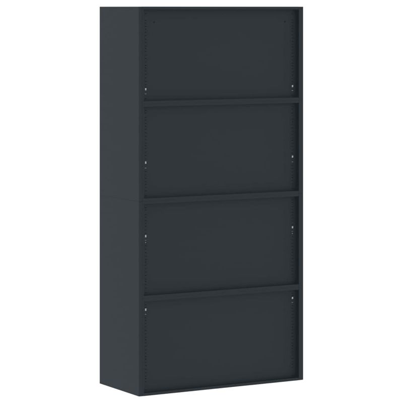 Casa si Gradina - Constructii - Depozitare, transport si protectie - Rafturi, fisete si vestiare - Fiset, antracit, 90x40x180 cm, otel - Infinity.ro