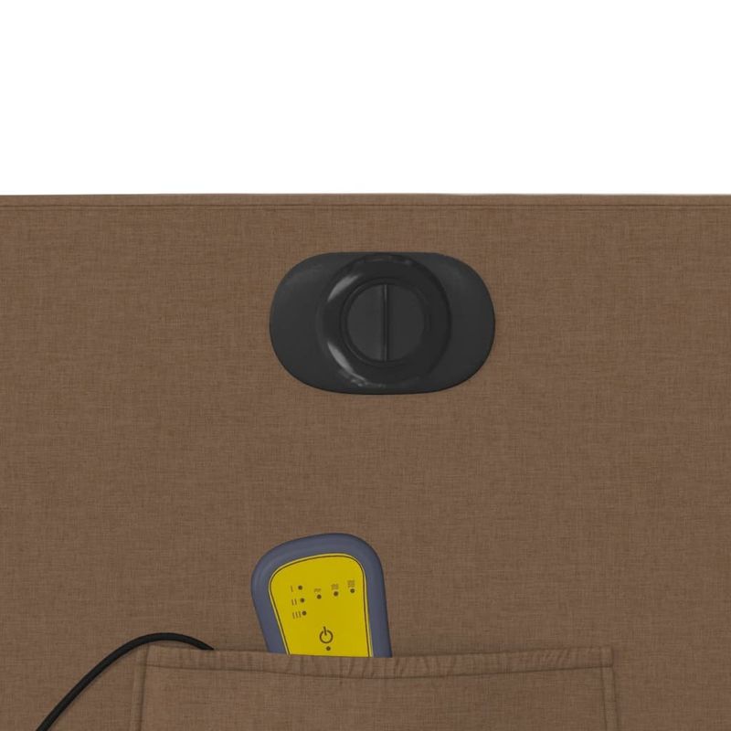 Ingrijire personala si Cosmetice - Sanatate si wellness - Articole wellness - Fotolii de masaj - Fotoliu electric de masaj rabatabil, maro, textil - Infinity.ro