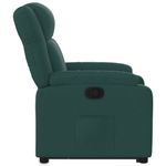 Casa si Gradina - Mobilier - Scaune si fotolii - Fotolii - Fotoliu rabatabil ridicare pe verticala, verde inchis, textil - Infinity.ro