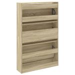 Casa si Gradina - Mobilier - Organizare si depozitare - Organizator incaltaminte - Pantofar, stejar sonoma, 80x21x125,5 cm, lemn compozit - Infinity.ro