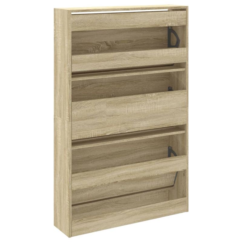 Casa si Gradina - Mobilier - Organizare si depozitare - Organizator incaltaminte - Pantofar, stejar sonoma, 80x21x125,5 cm, lemn compozit - Infinity.ro