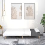 Casa si Gradina - Mobilier - Canapele si coltare - Canapele - Canapea extensibila cu 2 locuri, gri inchis, textil - Infinity.ro