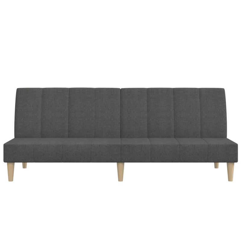 Casa si Gradina - Mobilier - Canapele si coltare - Canapele - Canapea extensibila cu 2 locuri, gri inchis, textil - Infinity.ro