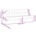 Casa si Gradina - Mobilier - Canapele si coltare - Canapele - Canapea extensibila cu 2 locuri, gri inchis, textil - Infinity.ro