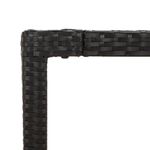 Casa si Gradina - Gradina si terasa - Mobilier exterior - Seturi mobila gradina - Set mobilier de gradina cu perne, 3 piese, negru, poliratan - Infinity.ro