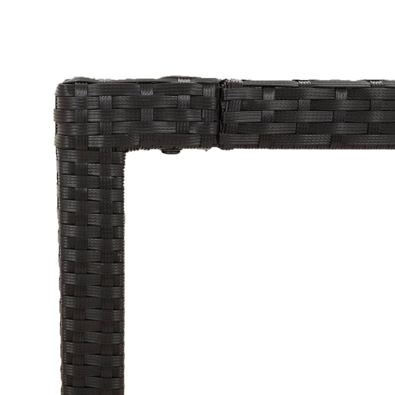 Casa si Gradina - Gradina si terasa - Mobilier exterior - Seturi mobila gradina - Set mobilier de gradina cu perne, 3 piese, negru, poliratan - Infinity.ro