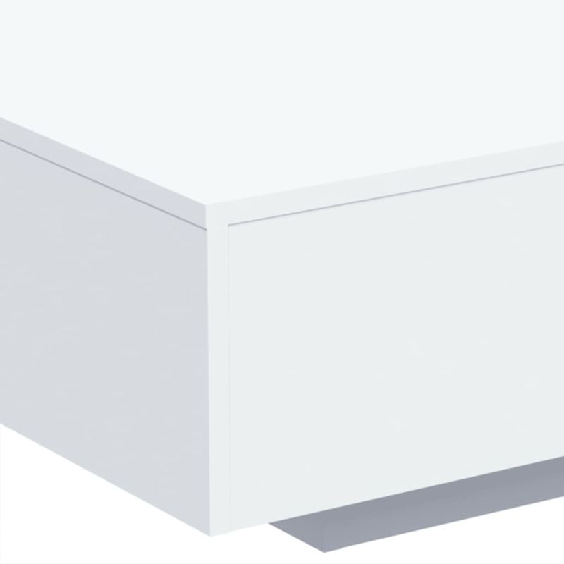 Casa si Gradina - Mobilier - Mese si birouri - Masute de cafea - Masuta de cafea cu lumini LED, alb, 85x55x31 cm - Infinity.ro