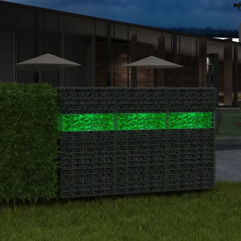 Casa si Gradina - Constructii - Pavaje si borduri - Pietre gabion sticla 60-120 mm 25 kg, Verde - Infinity.ro