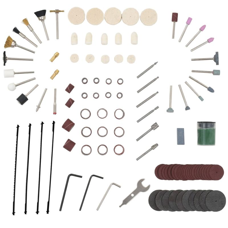 Casa si Gradina - Constructii - Scule de mana si unelte - Bomfaiere si fierastraie - Set masina de taiat, 108 piese, 125 W, 252 mm - Infinity.ro