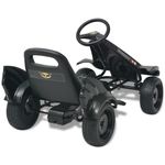 Jucarii, Copii si Bebe - Jucarii si jocuri - Jucarii de exterior - Masinute si vehicule pentru copii - Masinuta kart cu sezut reglabil neagra - Infinity.ro