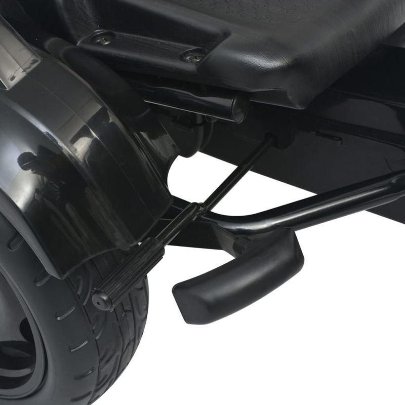 Jucarii, Copii si Bebe - Jucarii si jocuri - Jucarii de exterior - Masinute si vehicule pentru copii - Masinuta kart cu sezut reglabil neagra - Infinity.ro