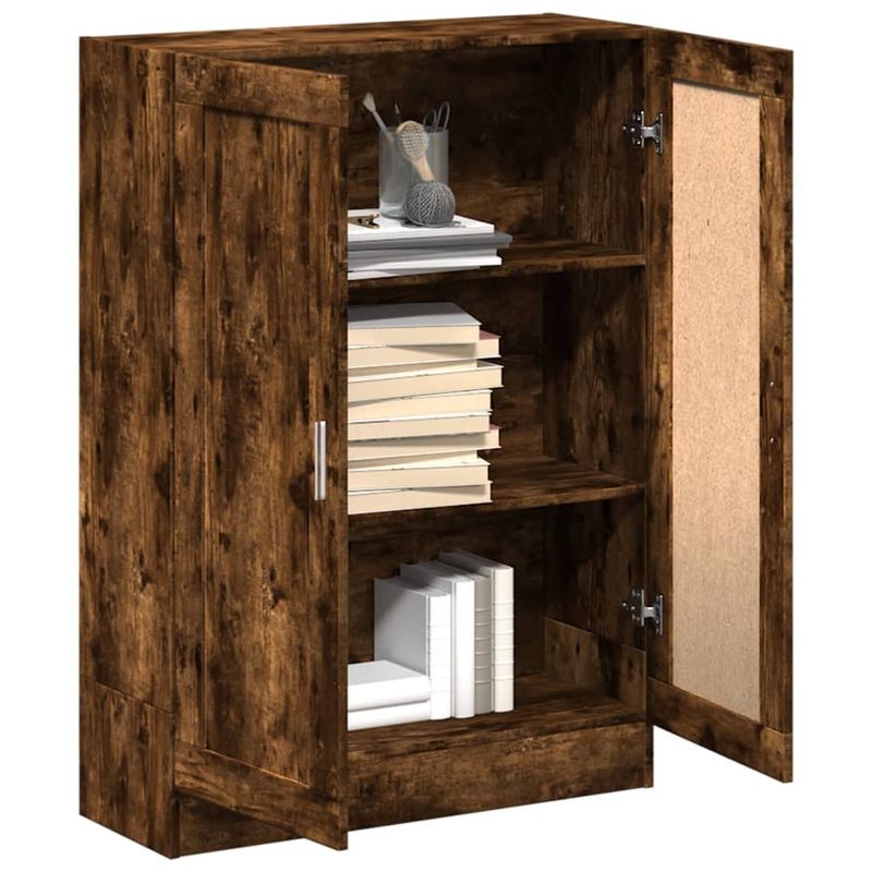 Casa si Gradina - Mobilier - Biblioteci si rafturi - Biblioteci - Biblioteca, stejar fumuriu, 82,5x30,5x115 cm, lemn prelucrat - Infinity.ro