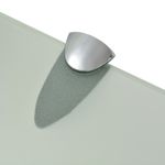 Casa si Gradina - Mobilier - Biblioteci si rafturi - Rafturi - Raft suspendat din sticla, 80 x 20 cm, 8 mm, alb - Infinity.ro